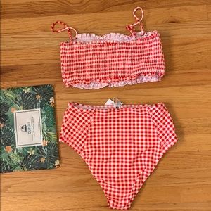 cupshe gingham bikini